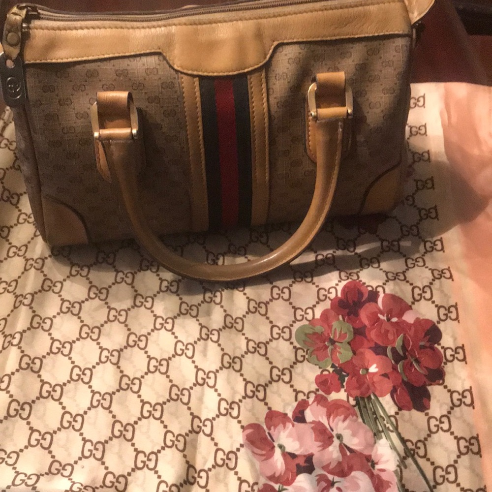 Gucci small satchel vintage from 1980’s